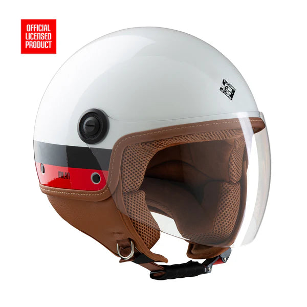 CASCO JET EL'JETTIN AC MILAN NERO OPACO E BIANCO TUCANO URBANO