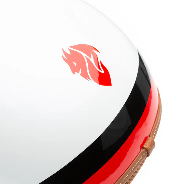 CASCO JET EL'JETTIN AC MILAN NERO OPACO E BIANCO TUCANO URBANO