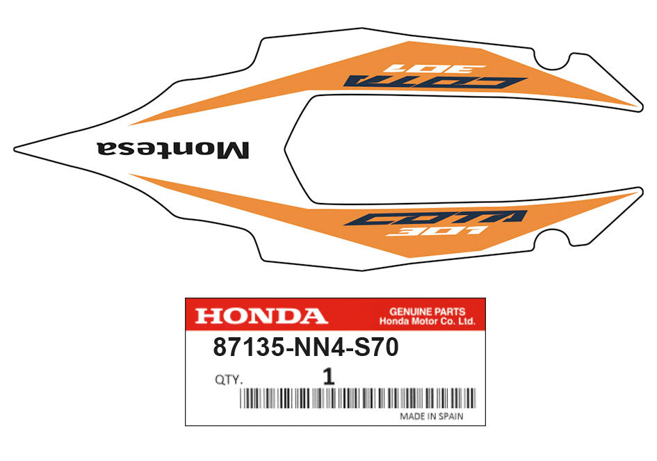 Adesivo sella Cota 301RR Repsol ('20/'24) Montesa 310190