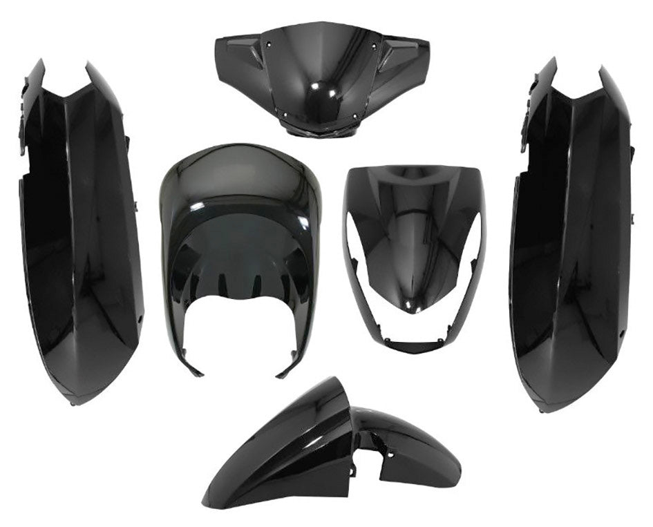 Kit carene nere Peugeot Kisbee 50 (6 pz.) T4Tune 2010-2025 363350