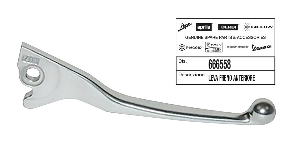Leva freno DX Heng Tong Piaggio Fly, Liberty 50/125 FLY 50 FLY 125 666558