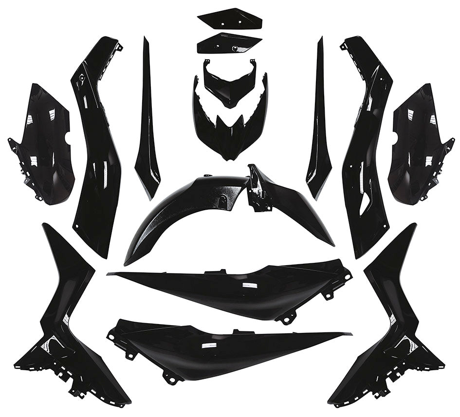 Kit carene nere X-Max 125/300/400 ('18/'22) (15 pz.) T4Tune YAMAHA 363060
