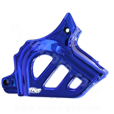 COPRI PIGNONE MINARELLI CARENZI EVO 50 AM6 / MBK 50 X-POWER, X-LIMIT / YAMAHA 50 TZR, DTR / PEUGEOT 50 XPS, XR6 / RIEJU 50 RS1, SMX/BETA 50 RR / APRILIA 50 RS BLU ANODIZZATO