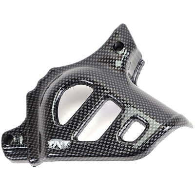 COPRI PIGNONE MINARELLI CARENZI EVO 50 AM6 / MBK 50 X-POWER, X-LIMIT / YAMAHA 50 TZR, DTR / PEUGEOT 50 XPS, XR6 / RIEJU 50 RS1, SMX/BETA 50 RR / APRILIA 50 RS CARBON LOOK