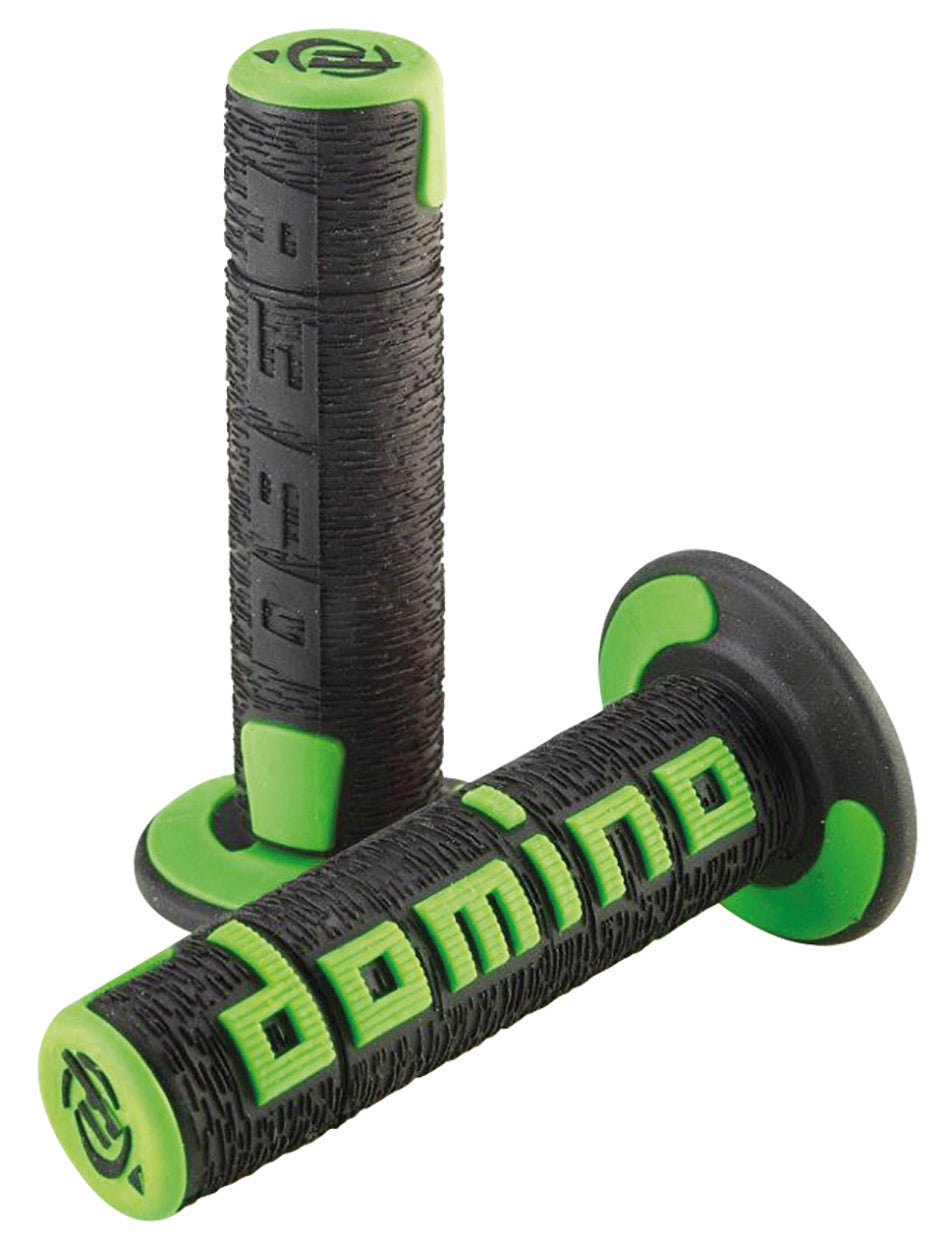 Manopole Domino A360 nero/verde GRIPS 061