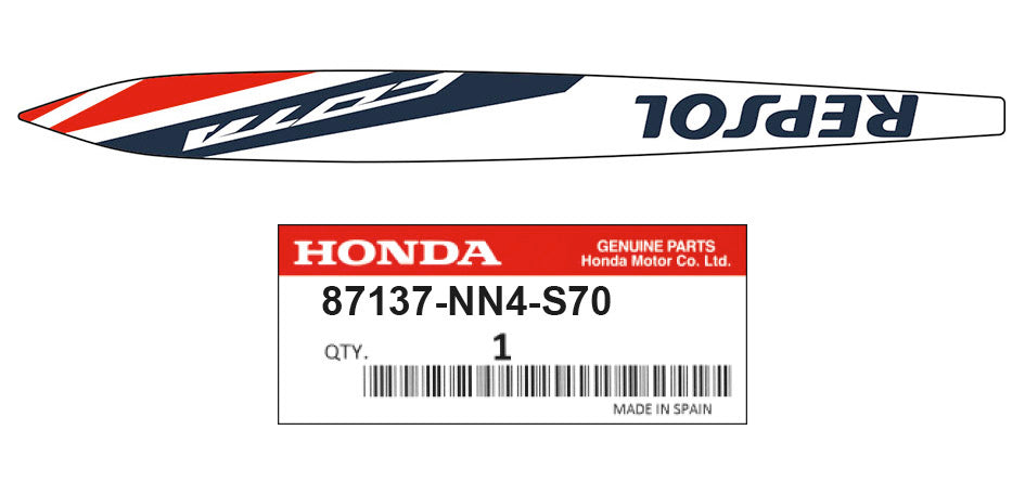 Adesivo parafango posteriore Cota 301RR Repsol ('20/'24) Montesa 310191