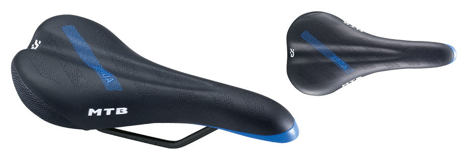 Sella MTB nera/blu X4 700145