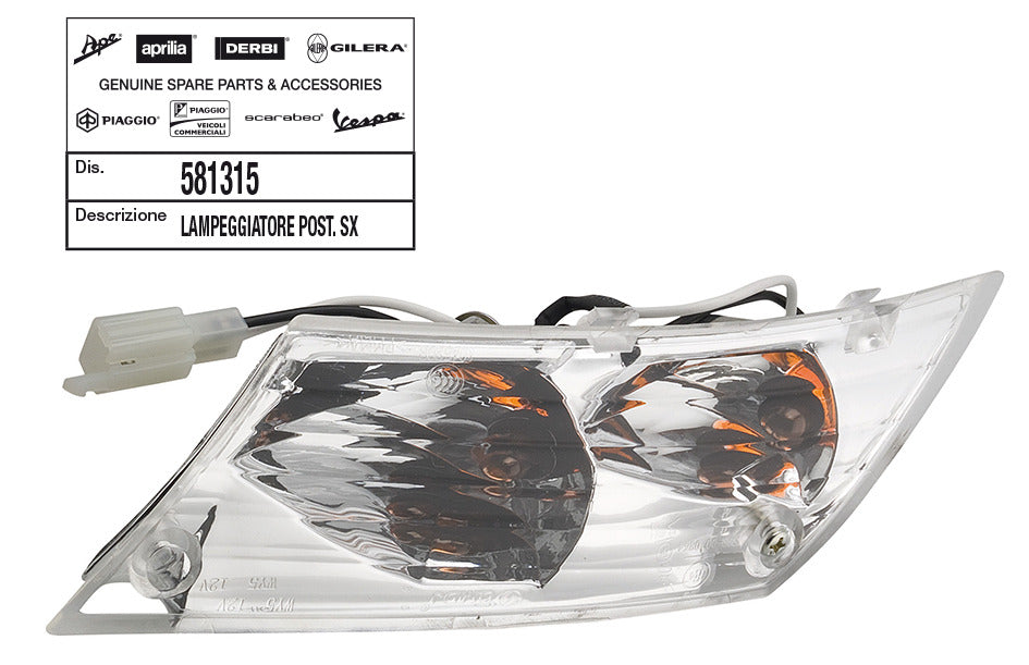Freccia post. sx Piaggio Zip, Zip SP ZIP 50 ZIP 100 ZIP 125 2000-2023 581315