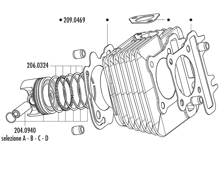 KIT PIAGGIO LIBERTY 50 4T 3V iGET d.49