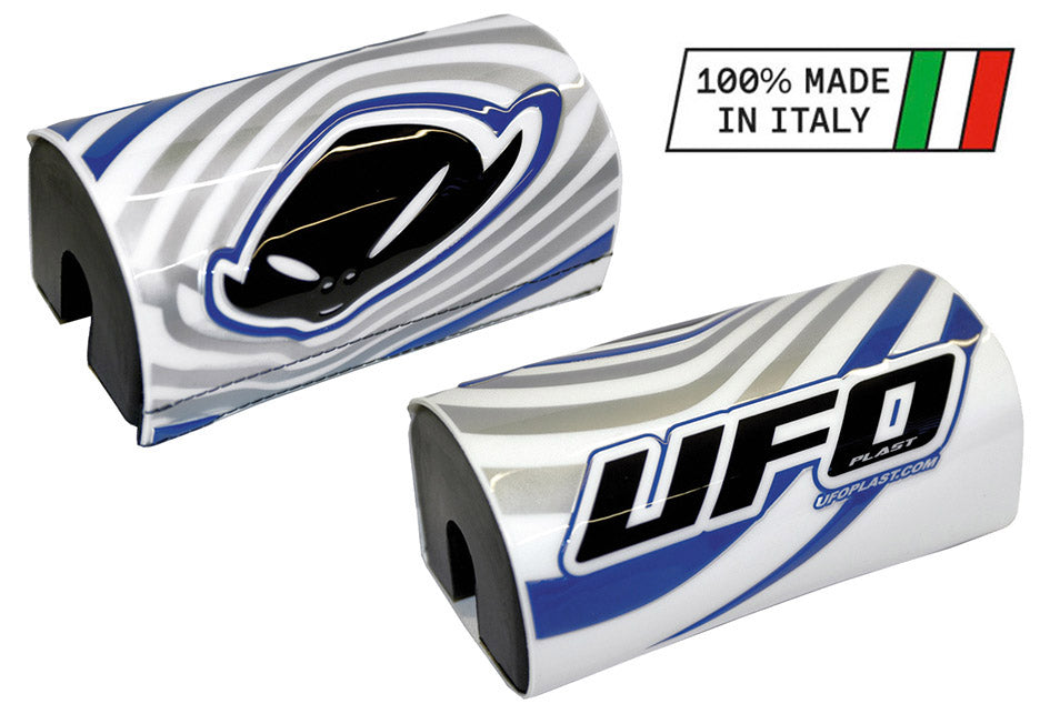 Protezione manubrio Ufo Plast bianco/blu 330155
