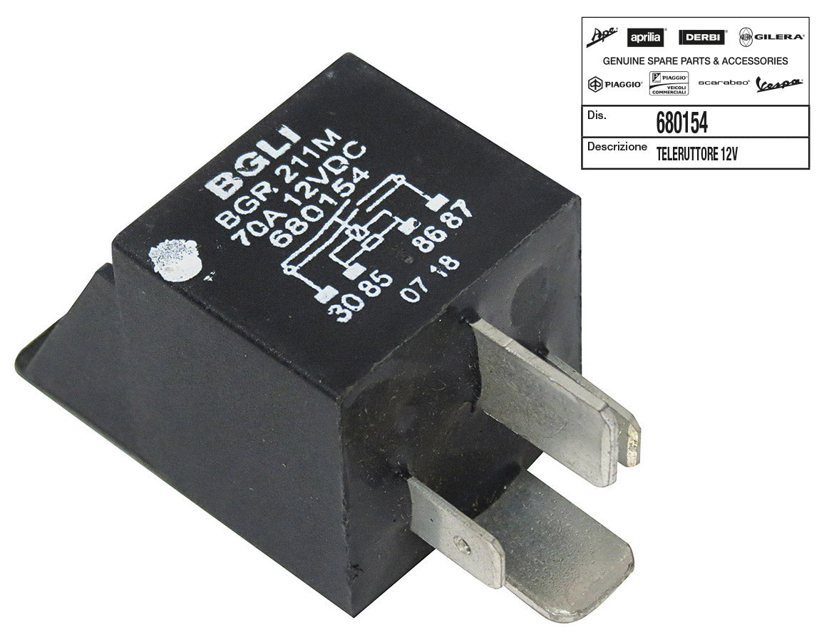 Teleruttore avv.to 12V-70A SR 50 Motard, Typhoon 50 E4 2018 Piaggio VESPA 680154