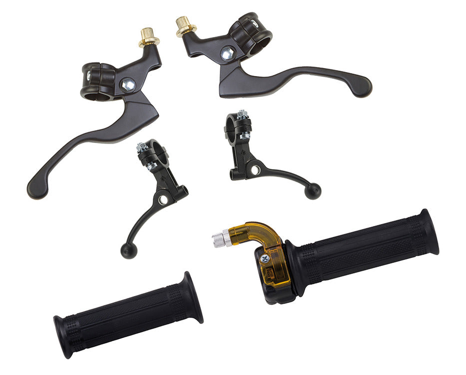 Kit comando/portaleva Mini targa metal black C4 340959