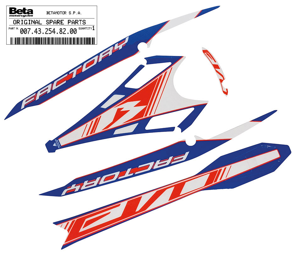 Adesivi parafango posteriore Beta Evo 2T Factory 2023 310209