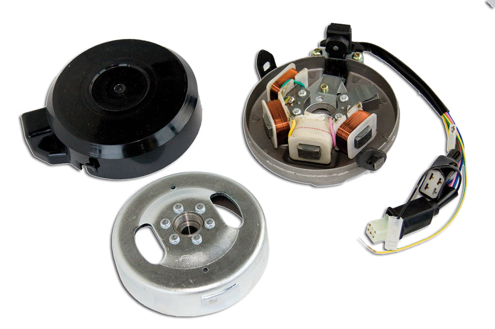 Volano cpl. adatt. Pgt 103 electronic cono piccolo C4 PEUGEOT 103 50 180116