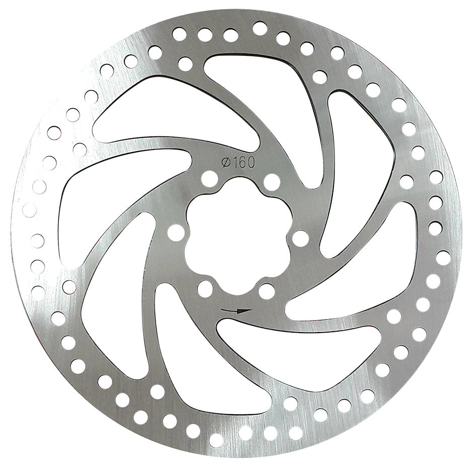 Disco freno in acciaio inox 6 fori di fissaggio Ø160mm X4 700188