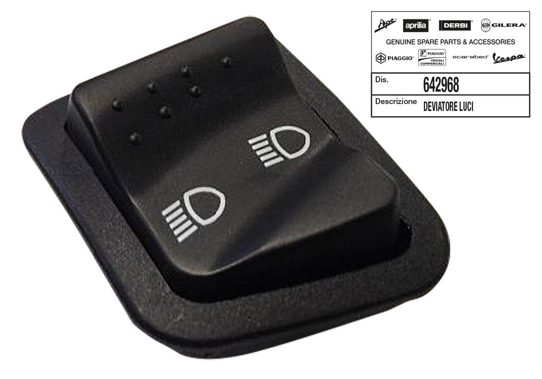Deviatore luci Piaggio Liberty 50/125 APRILIA DERBI GILERA SR 50 STORM 50 642968
