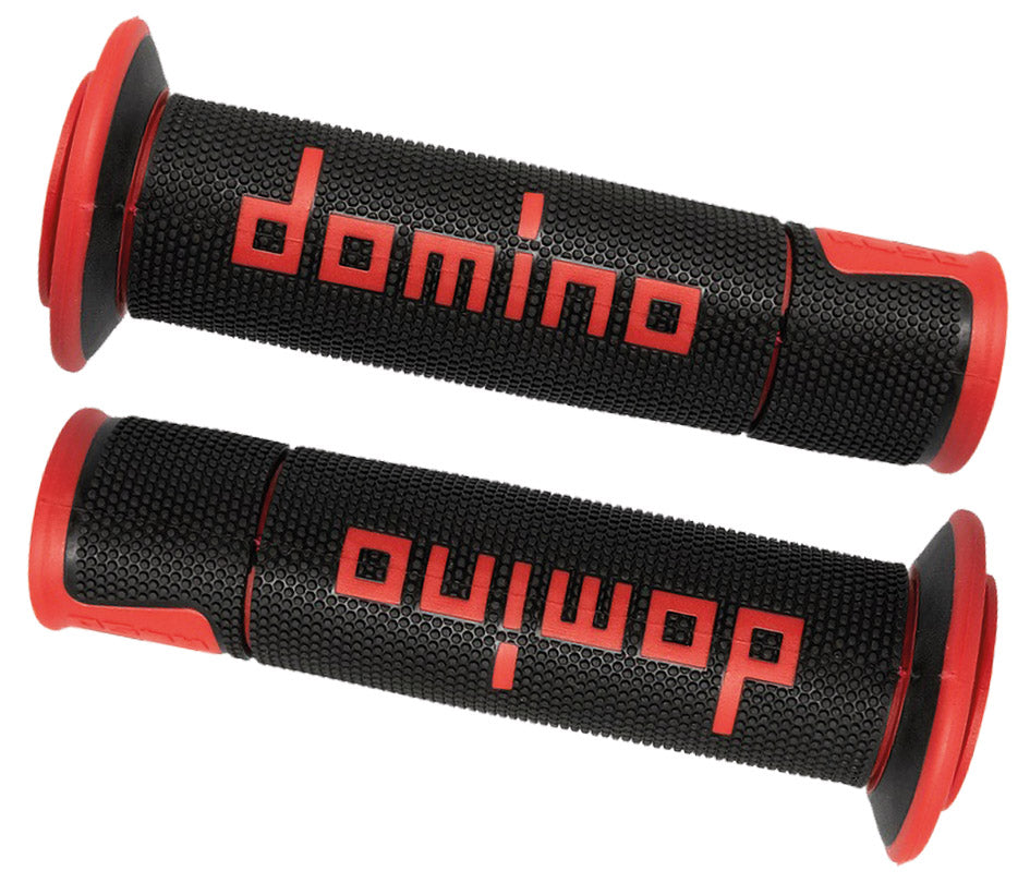 Manopole Domino A450 nero/rosso GRIPS 068
