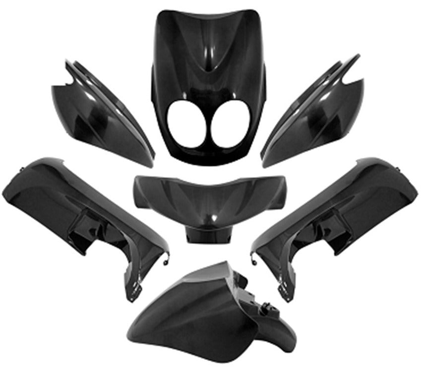 Kit carene nere Ovetto ('08/'10) (7 pz.) T4Tune MBK YAMAHA OVETTO 50 361850