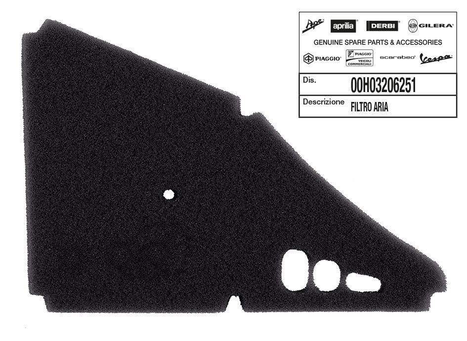 Filtro aria Derbi Senda Drd Pro R/SM Piaggio SENDA 50 2005-2011 00H03206251