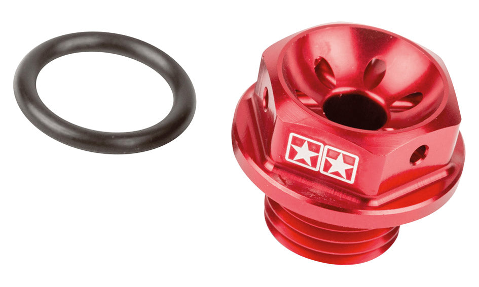 Tappo scarico olio rosso Stage6 Booster, Nitro APRILIA ATALA BENELLI BETA 160942