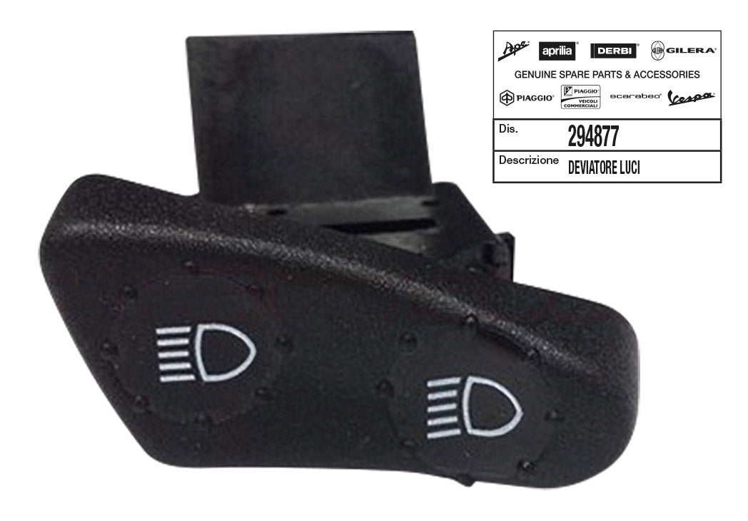 Deviatore luci Piaggio Liberty, Vespa GTS LIBERTY 50 SFERA 50 LIBERTY 125 294877