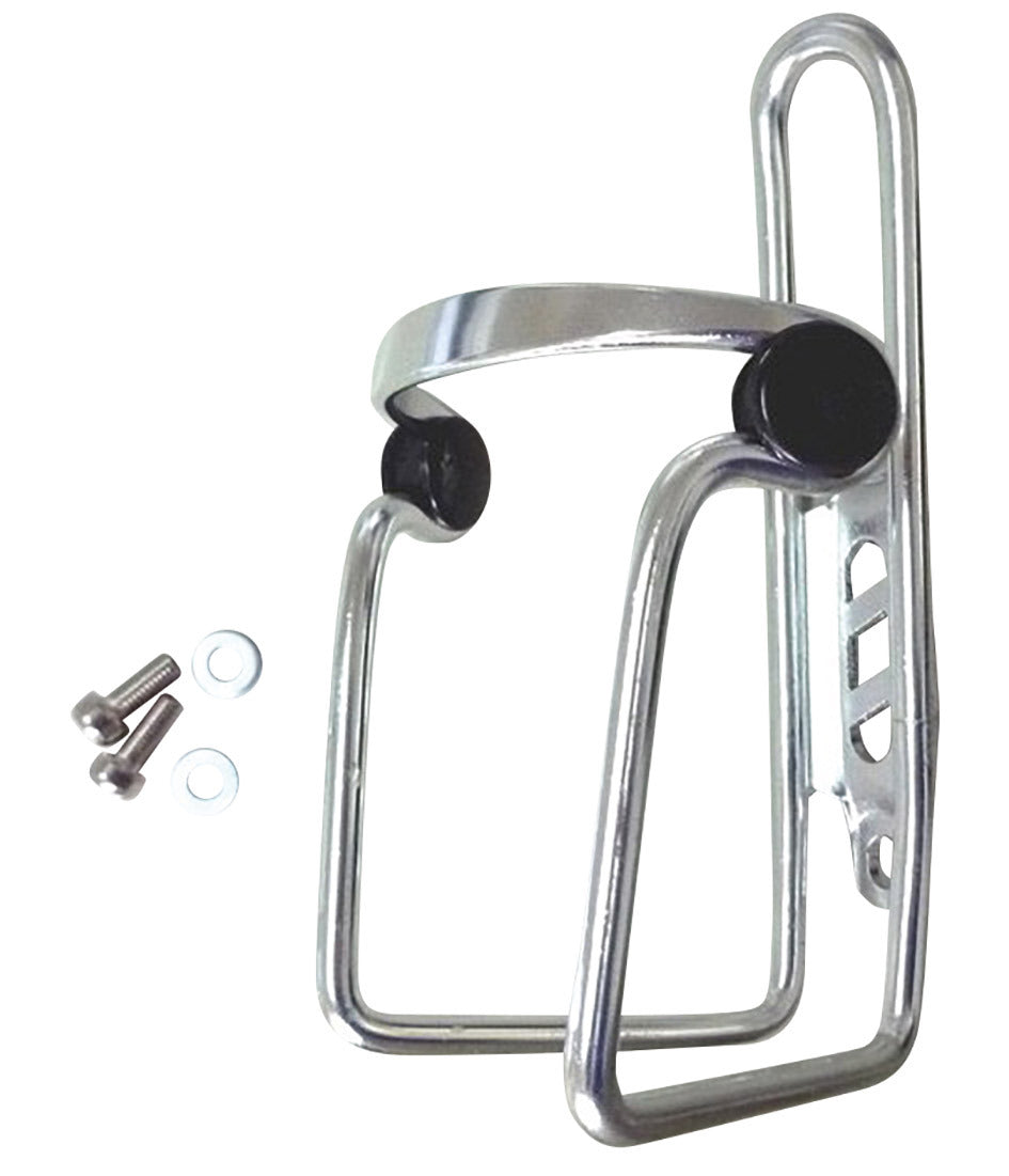 Porta borraccia in alluminio silver con antivibrazione X4 700201
