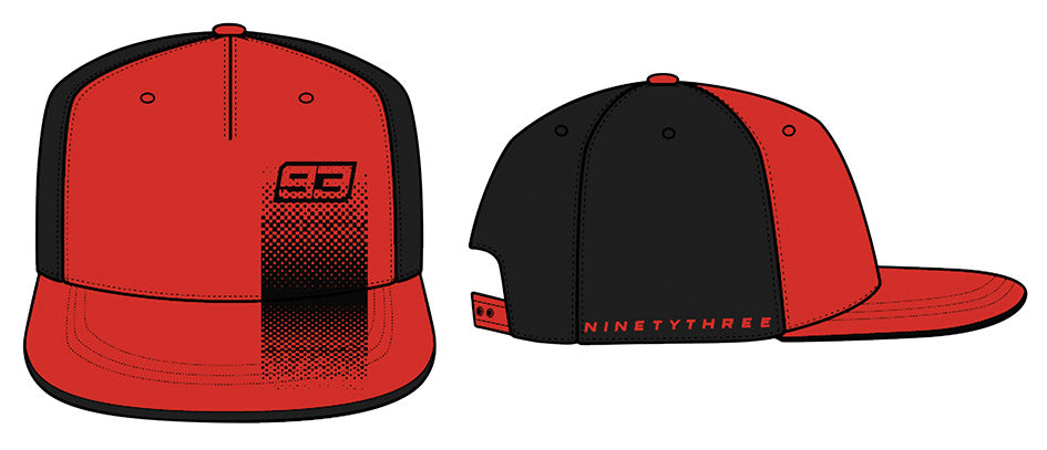 Midvisor Cap MM93 Small Pixelled rosso Pritelli 501310