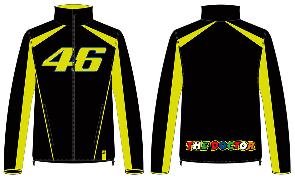 Felpa VR46 Softshell nera tg.XXL 501059.XXL