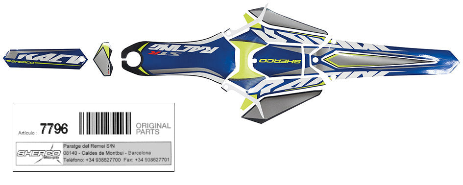 Kit adesivi Sherco 2T 2019 310110