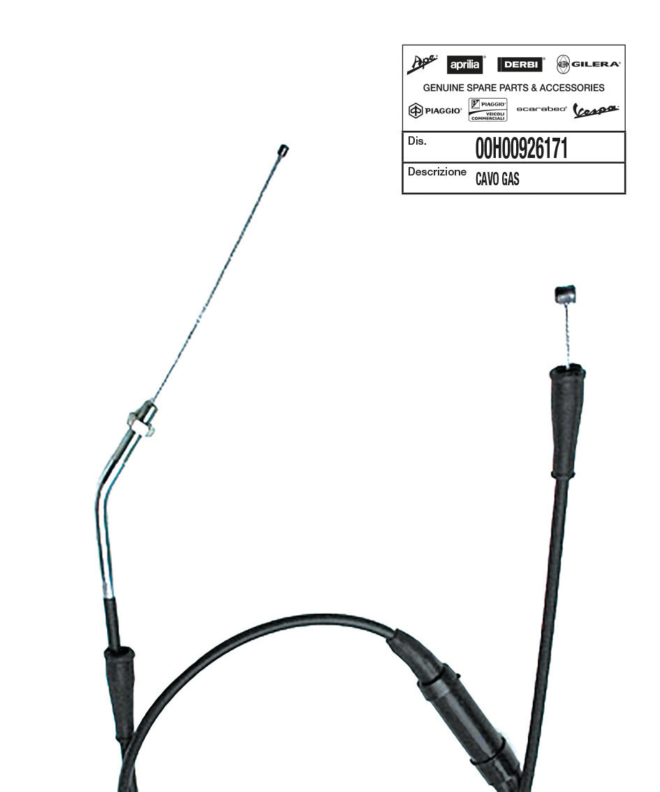 Trasmissione gas Derbi Senda > '06 Piaggio SENDA 50 2005-2011 00H00926171