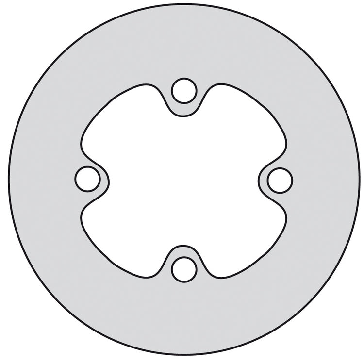 Disco freno ant. Ø 185 - 4 fori - Sp. 4mm NG FDB 002
