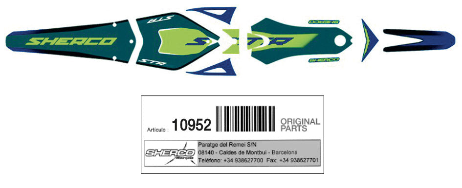 Kit adesivi Sherco 2T 2023 310220