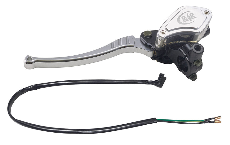 Pompa freno post. universale SX nero/silver R4Racing 341137