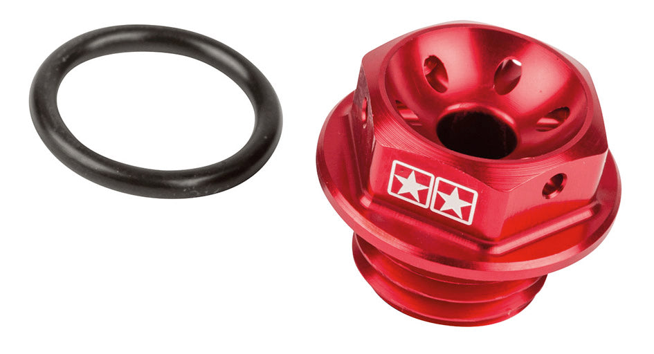 Tappo scarico olio rosso Stage6 Minarelli AmM6 APRILIA BETA CPI HM MBK 160957