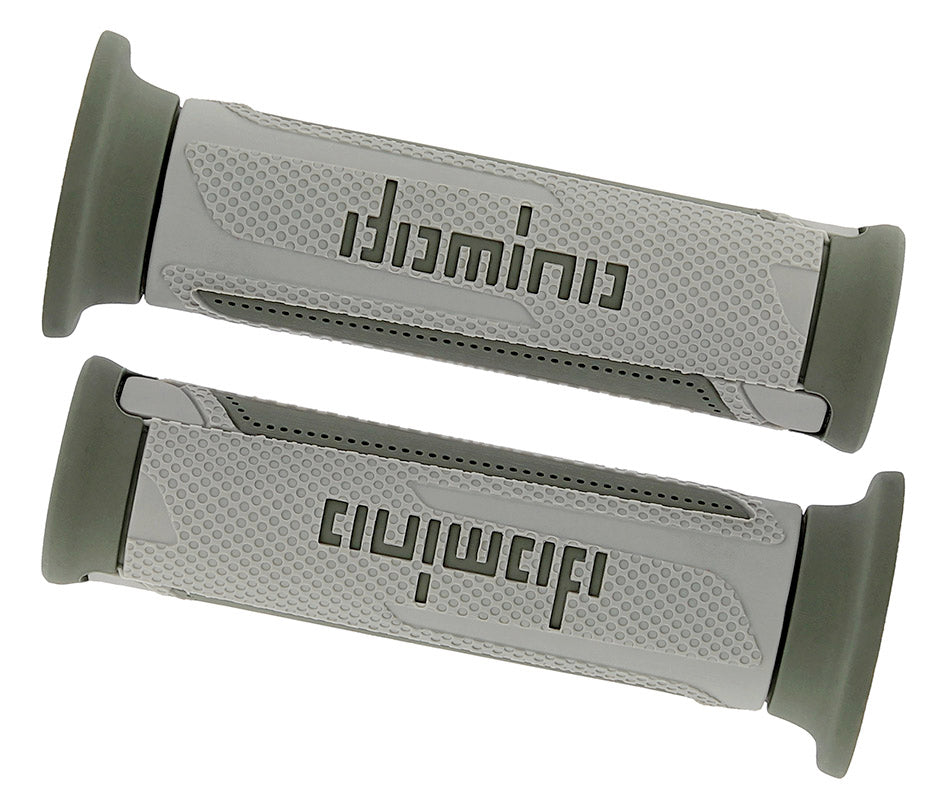 Manopole Domino A350 grigio/verde GRIPS 082