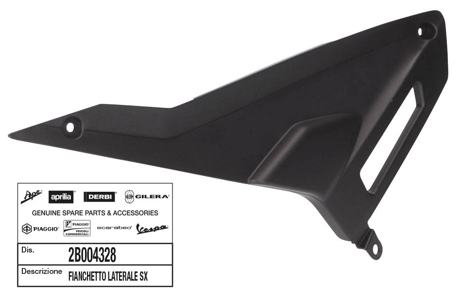 Fianchetto sx Derbi Senda EU4 Piaggio APRILIA GILERA RX 50 SX 50 RCR 50 2B004328