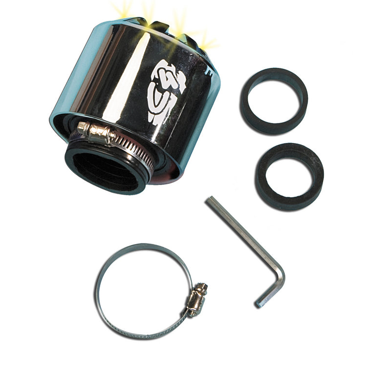 Filtro aria silver Ø 35-28mm con Led C4 HF 006G