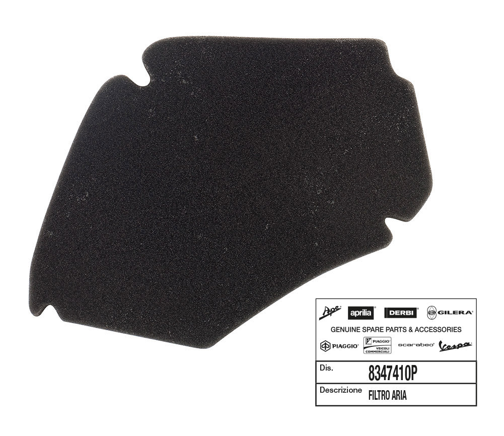 Filtro aria Zip 50 4T Piaggio GILERA EASY MOVING 50 ZIP 100 1993-1997 8347410P