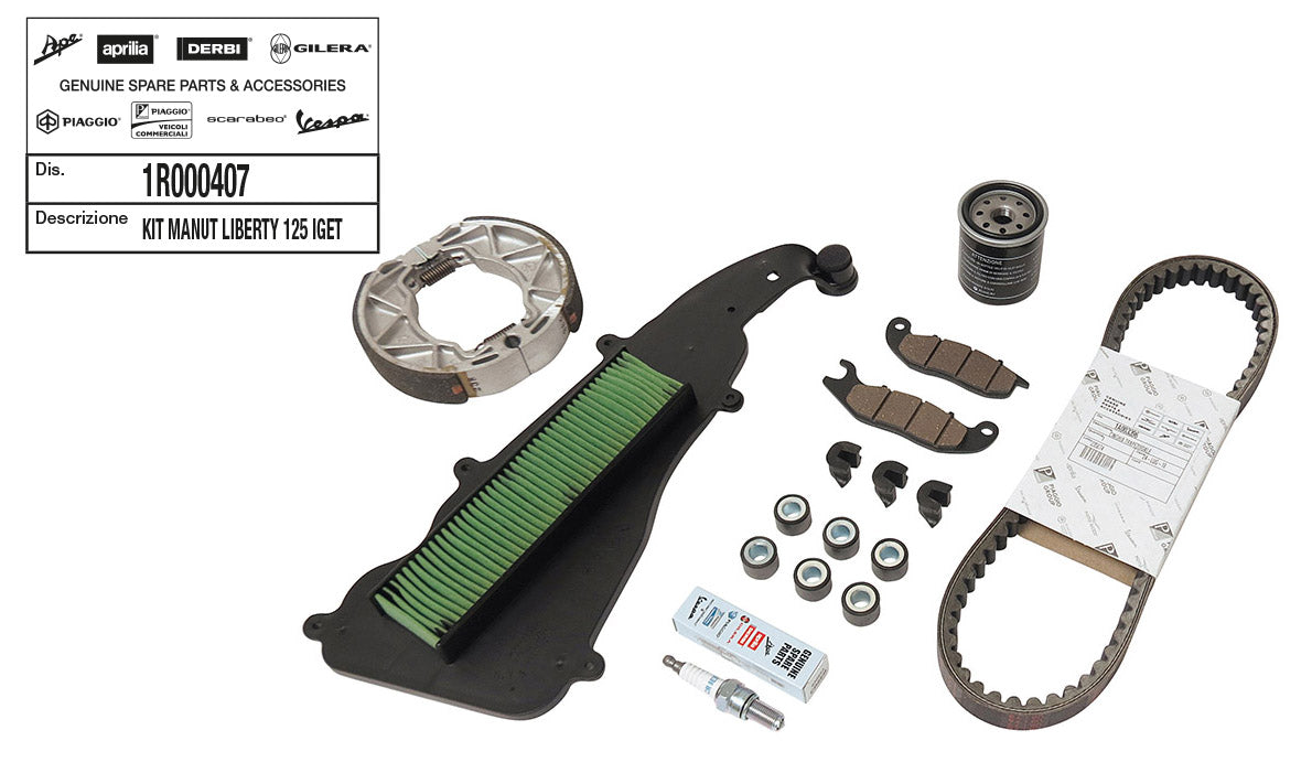 Kit revisione Piaggio Liberty 125 iGet 4T 3V IE ABS ('15/'18) 2015-2023 1R000407