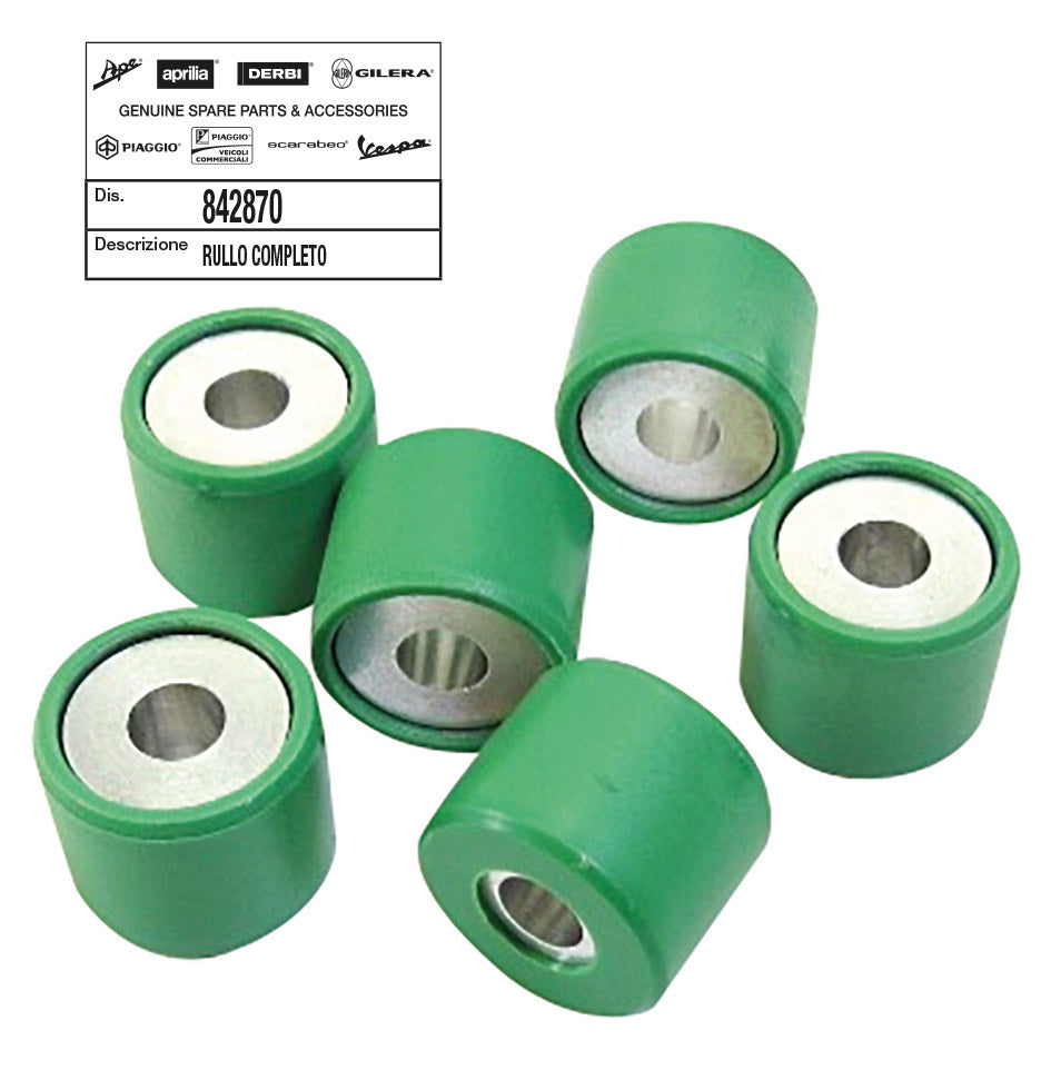 Massette Ø 21x17 gr.11,5 Piaggio APRILIA DERBI GILERA ITALJET MALAGUTI 842870