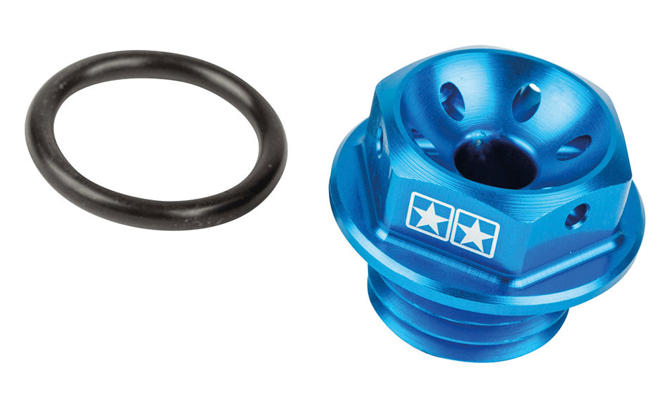 Tappo scarico olio blu Stage6 Minarelli Am6 APRILIA BETA CPI FANTIC MOTOR 160956