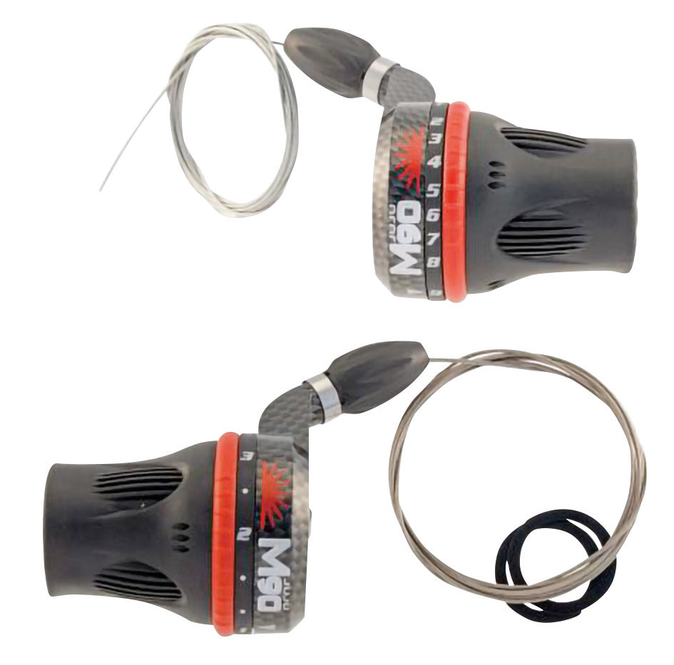 Coppia Grip Shifter Sunrace 9V. Cpl. di cavi 700331