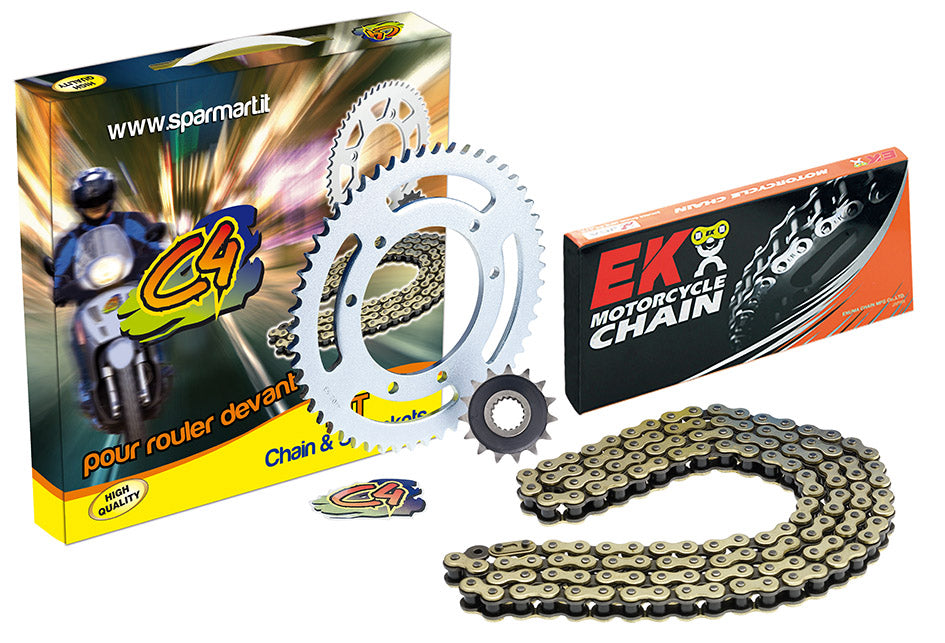 Kit catena Fantic Caballero Scrambler 500 ('18/'20) Z=13/48 PBR EK 1389