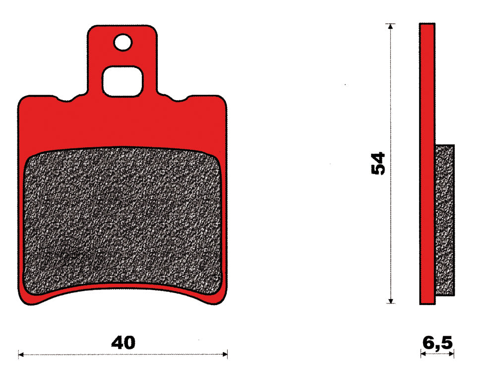 Cp. pastiglie freno Amico,NItro,Ovetto 50 2T ant. T4Tune APRILIA MBK 151000