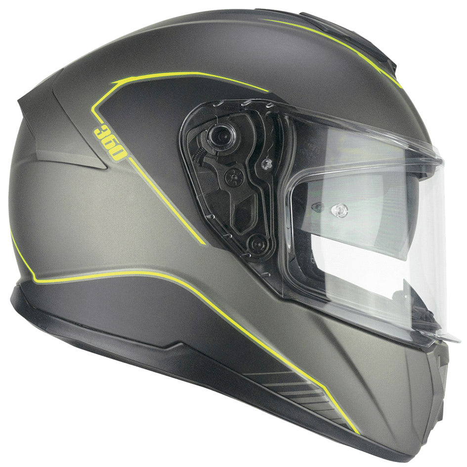 Casco Cgm Kad Ride Grafite Giallo Fluo Opaco M 442453