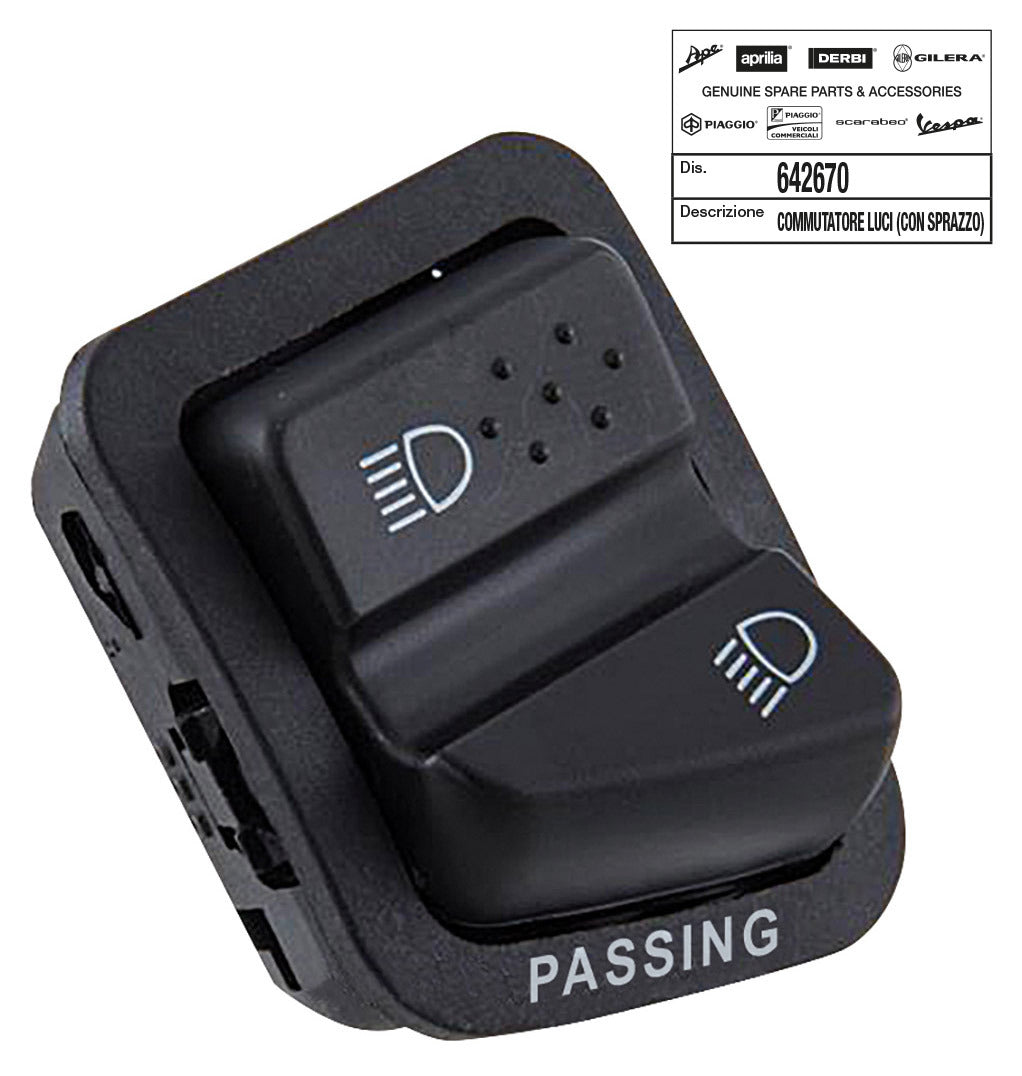 Deviatore luci Piaggio Beverly, Medley 125 APRILIA DERBI GILERA SR 125 642670