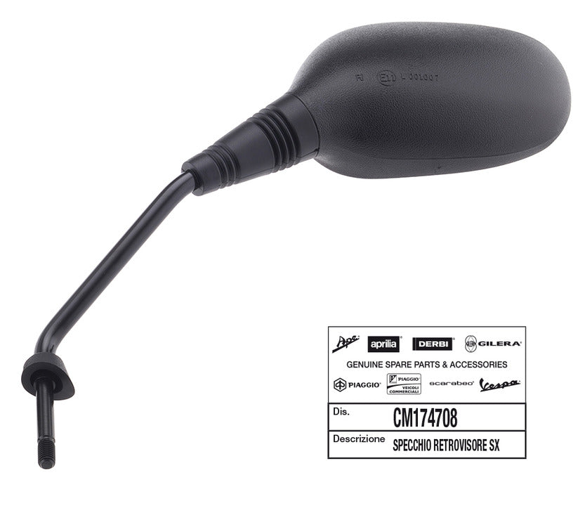 Retrovisore SX Piaggio MP3 500 MP3 125 MP3 250 MP3 300 MP3 400 CM174708