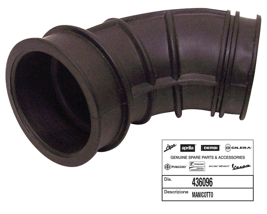 Manicotto carburatore-cassa filtro Gilera Runner FX 125, FXR 180 2T DERBI 436096