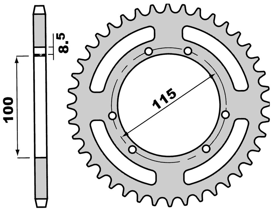 Corona catena 420 - Z=52 T4Tune 611252