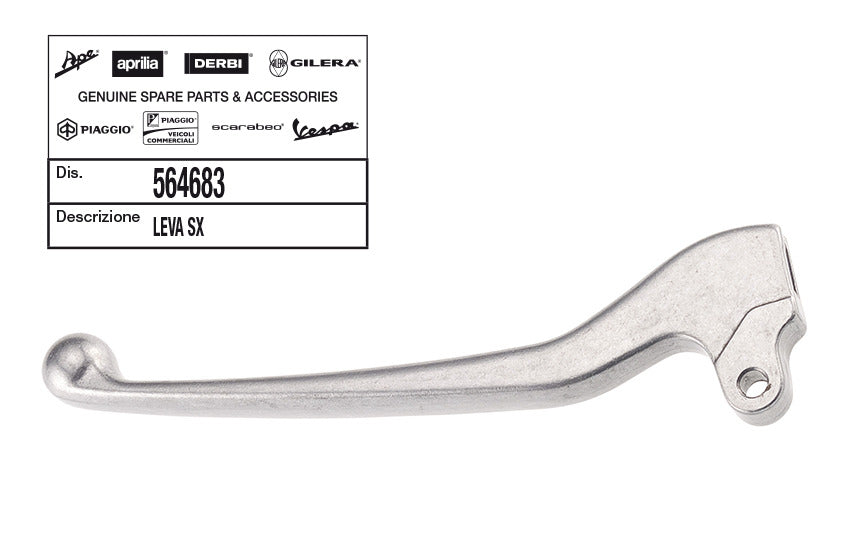 Leva freno SX Piaggio Fly, Liberty 50 2T/4T DERBI GILERA VESPA STORM 50 564683